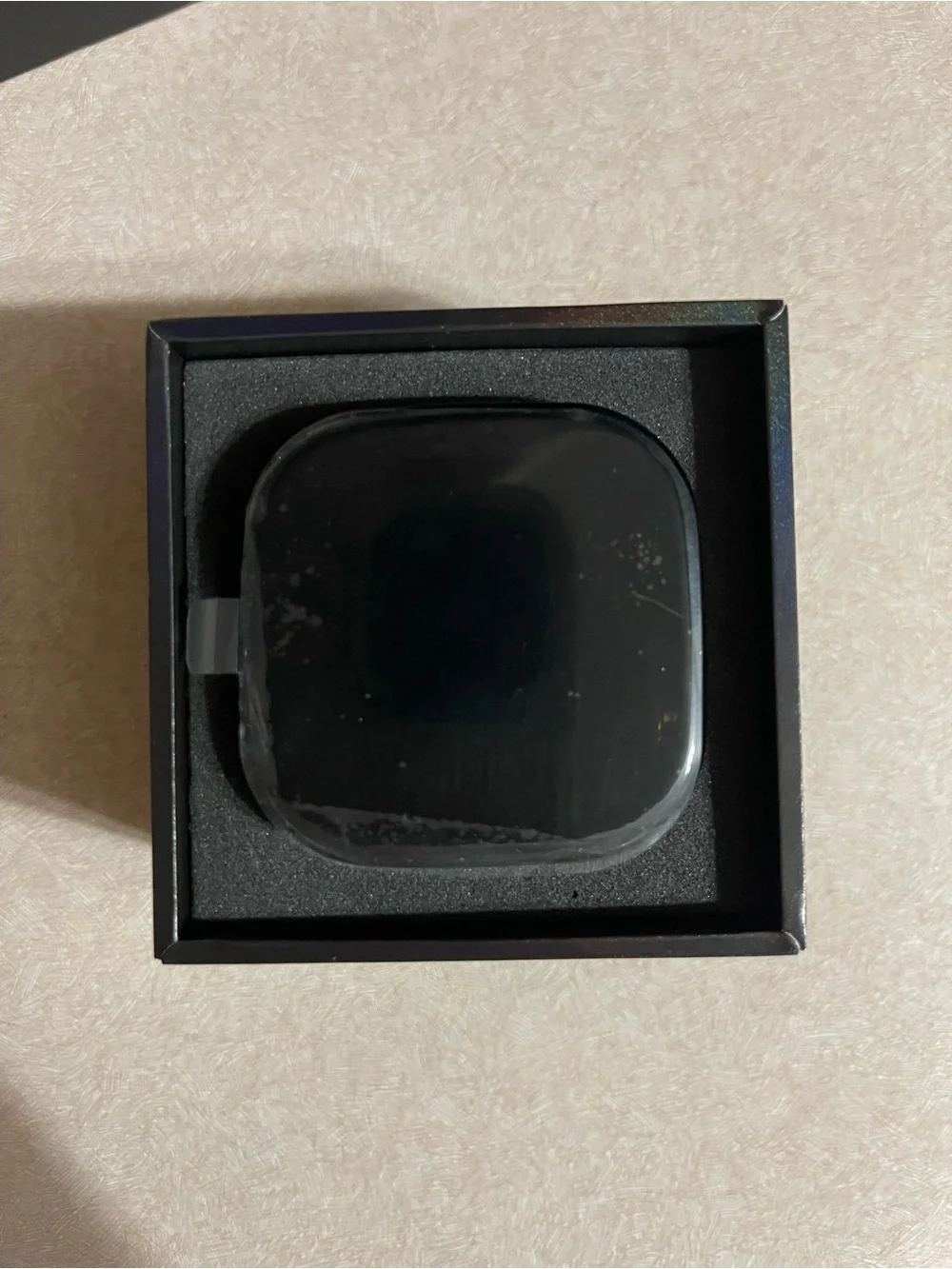 Graphite Smart Health Ring – Slim Black Fitness Tracker